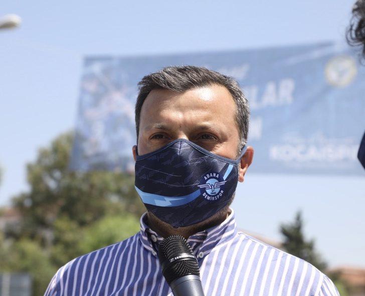 Yüreğir, Demirspor pankartları ile donatıldı G2