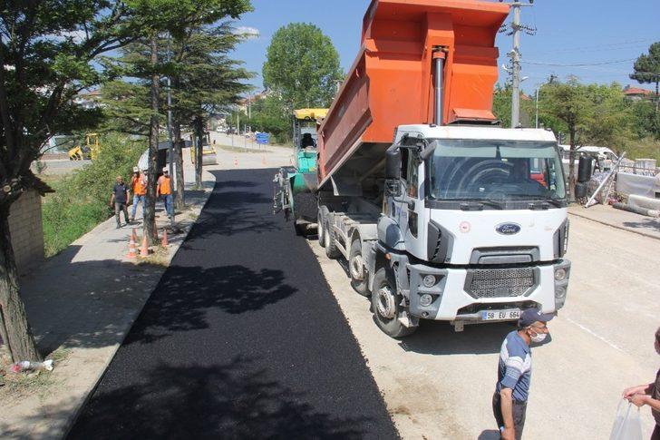 Hisarcık Belediyesinden şehir içi sıcak asfalt atağı G3