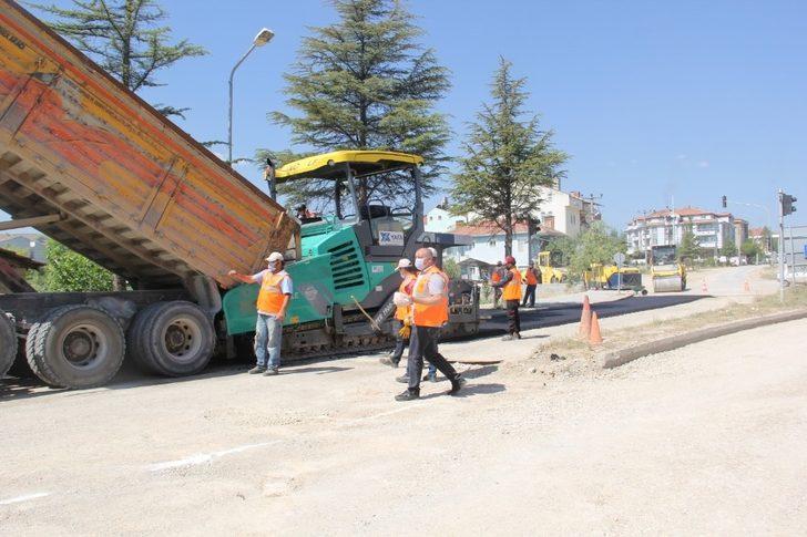 Hisarcık Belediyesinden şehir içi sıcak asfalt atağı G4