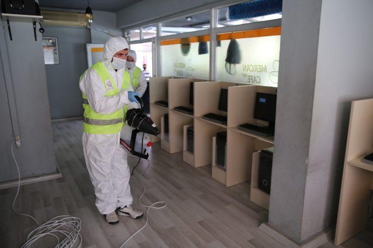 Altınordu’da internet kafeler dezenfekte edildi G2