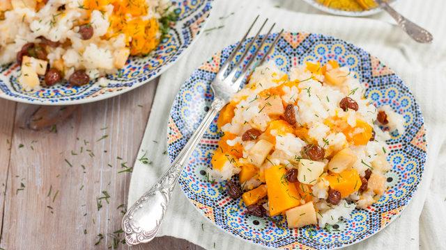 Ağızda dağılan lezzet: Bal kabaklı pirinç pilavı tarifi