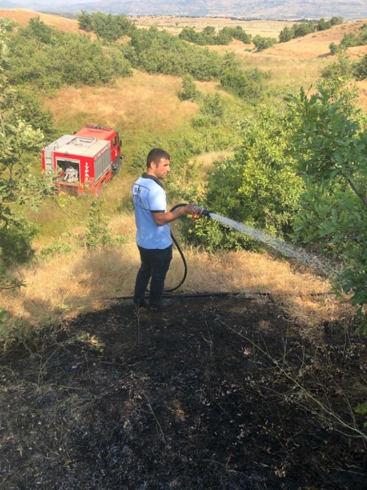 Bing&ouml;l&rsquo;de orman yangını