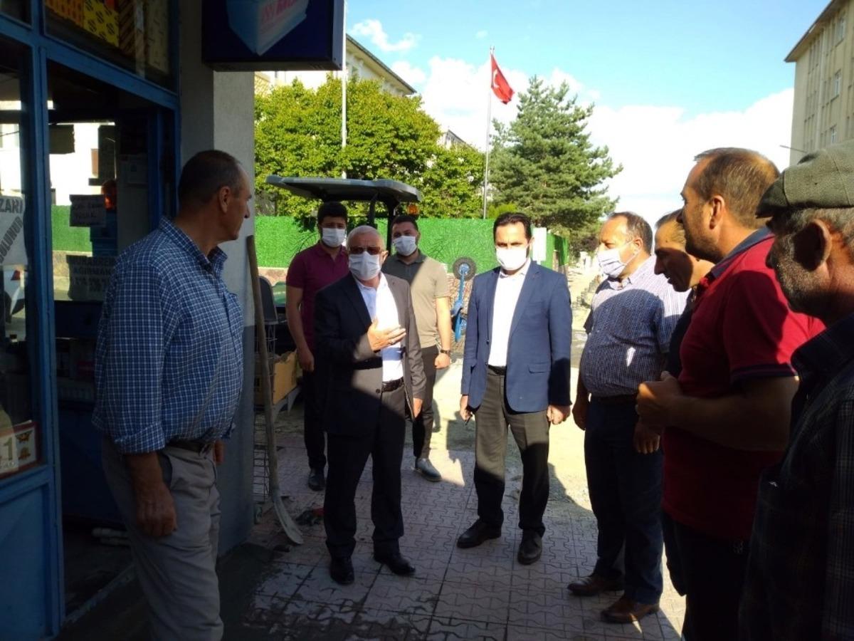 M&uuml;ft&uuml; Akkuş, sel b&ouml;lgesini ziyaret etti