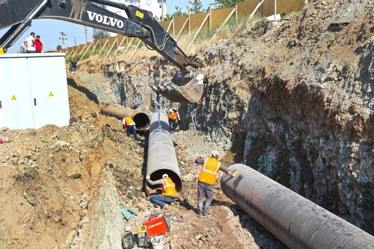 Elazığ’da su ana terfi hattında çalışma G4