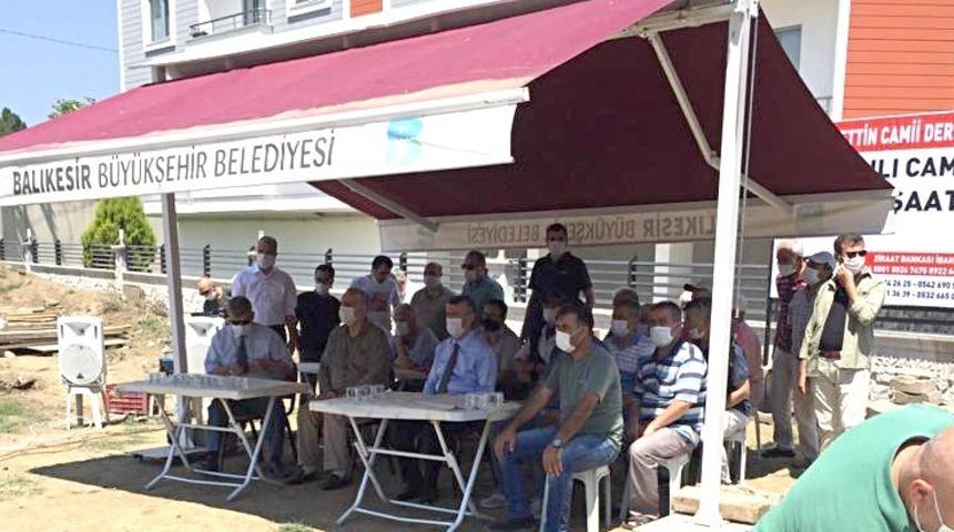 Edremit&rsquo;te Osmanlı Camisi&rsquo;nin temeli t&ouml;renle atıldı