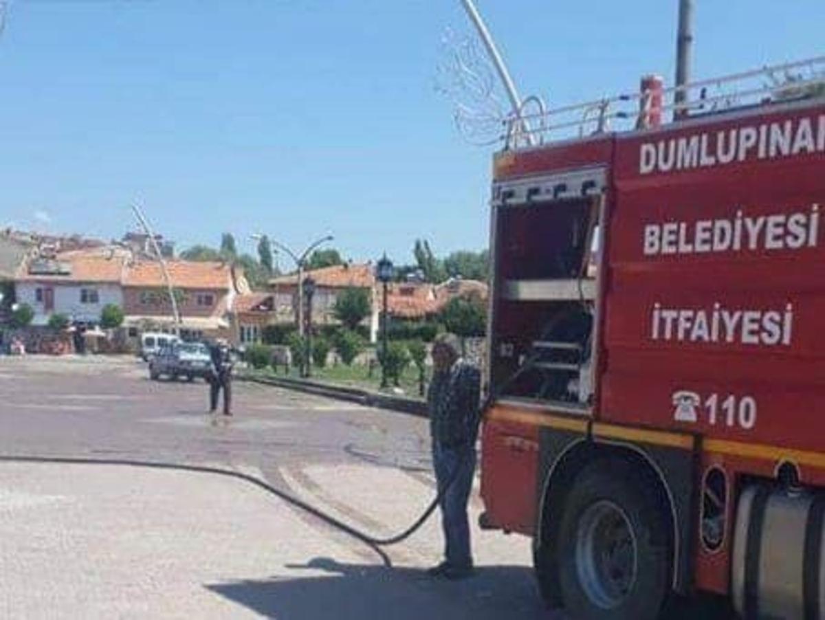 Dumlupınar&rsquo;da dezenfekte &ccedil;alışmaları