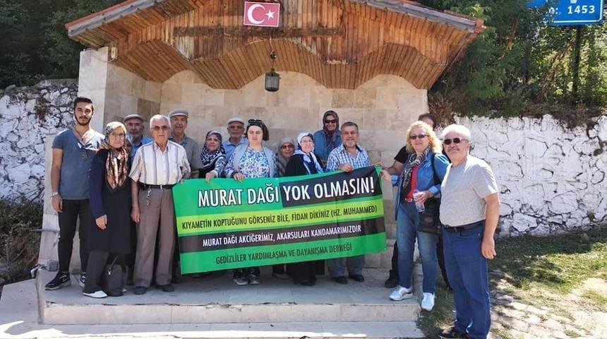 Dernek Başkanı Mustafa Er: &ldquo;Gediz Murat Dağı artık &ouml;zg&uuml;r&rdquo;