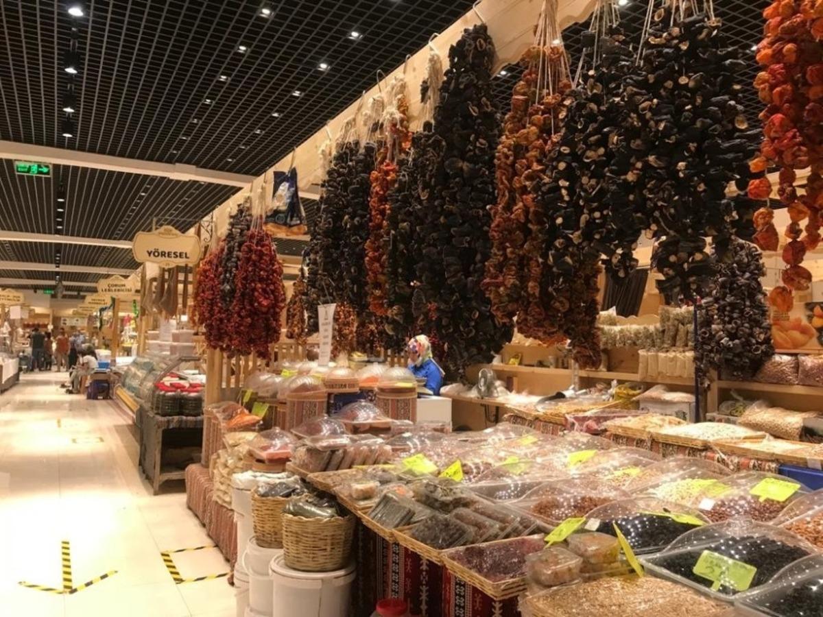 K&ouml;şk Sosyete Pazarı &lsquo;nda korona vir&uuml;s tedbirleri hat safhada