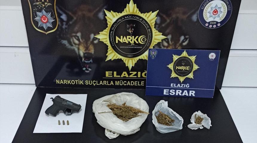 Elazığ'da uyuşturucu operasyonunda yakalanan 3 zanlı tutuklandı