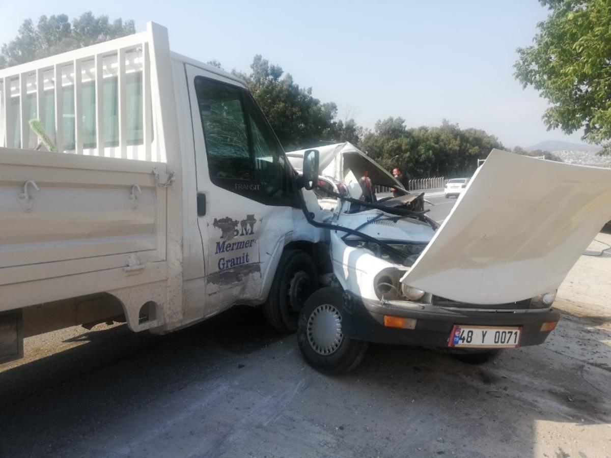 Milas&rsquo;ta trafik kazası; 1 &ouml;l&uuml;