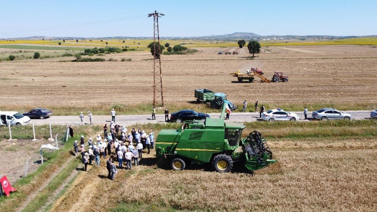 Kırklareli&rsquo;de hasat etkinliği