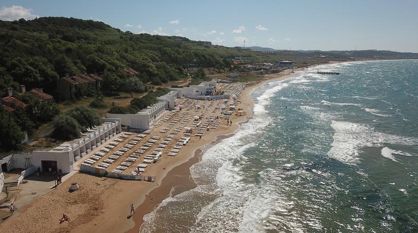 Kilyos'ta vatandaşlardan ücretli plaj tepkisi