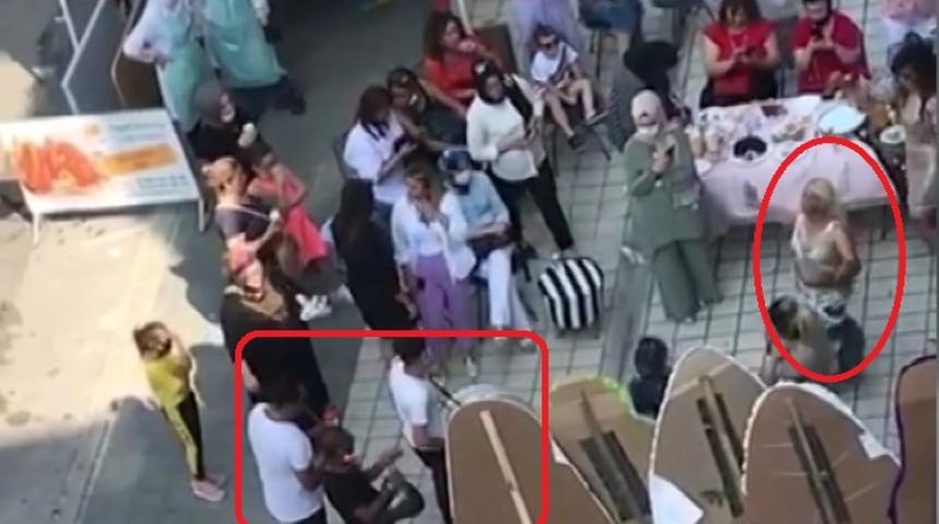 Dansözlü iş yeri açılışında koronavirüs unutuldu