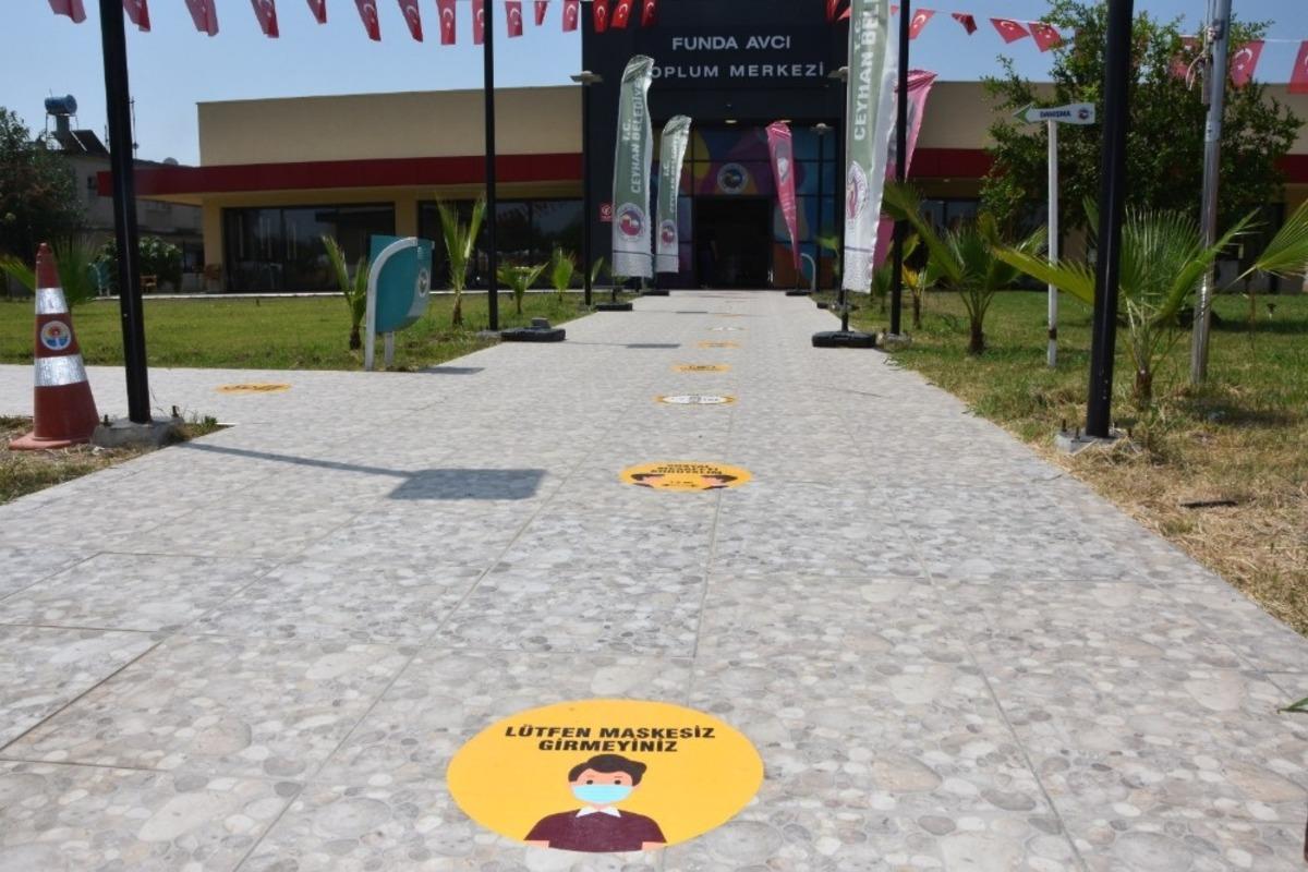 Funda Avcı Toplum Merkezi sosyal mesafeli ilk d&uuml;ğ&uuml;n i&ccedil;in hazır