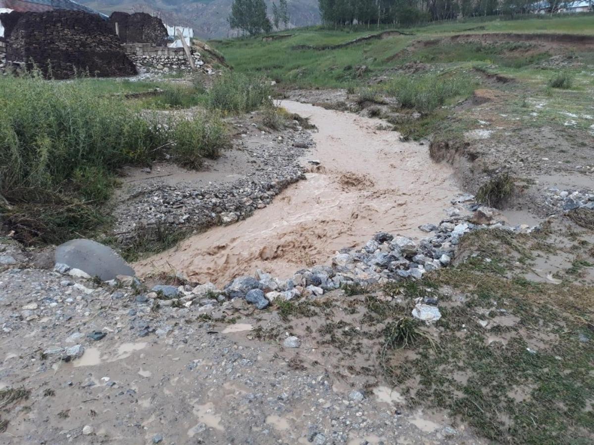 Başkale&rsquo;de sağanak sele neden oldu