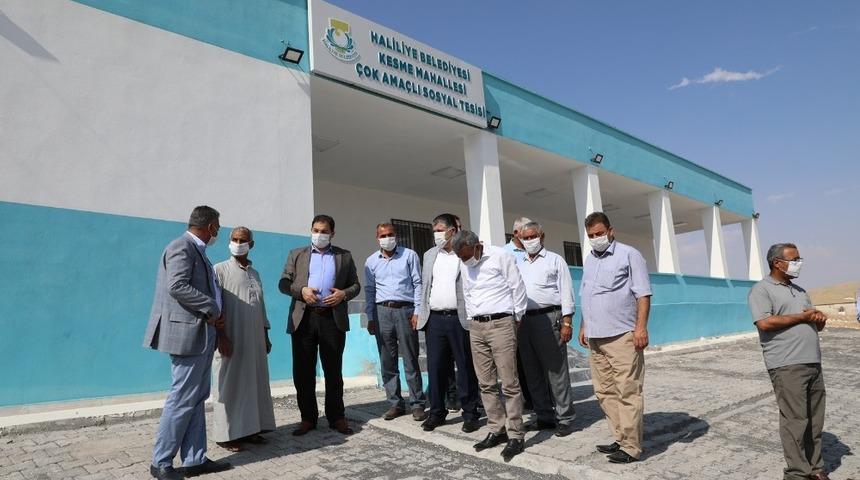 Çalışmaları inceleyip muhtarlarla bir araya geldi