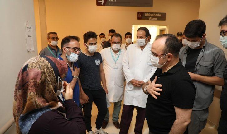 Vali Yırık, yaralı işçileri ziyaret etti G2