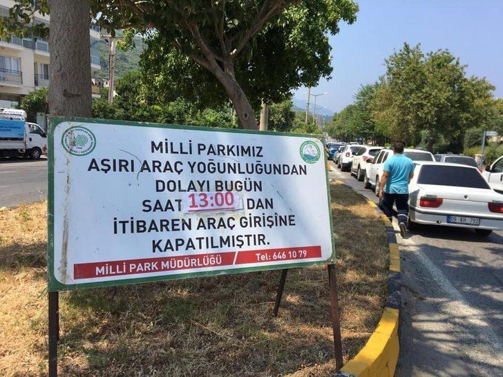 Kuşadası milli parkı araç girişine kapatıldı G5