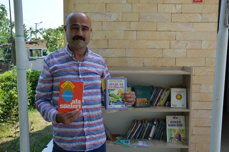 Muhtarlık binasını kütüphaneye çevirdi G4