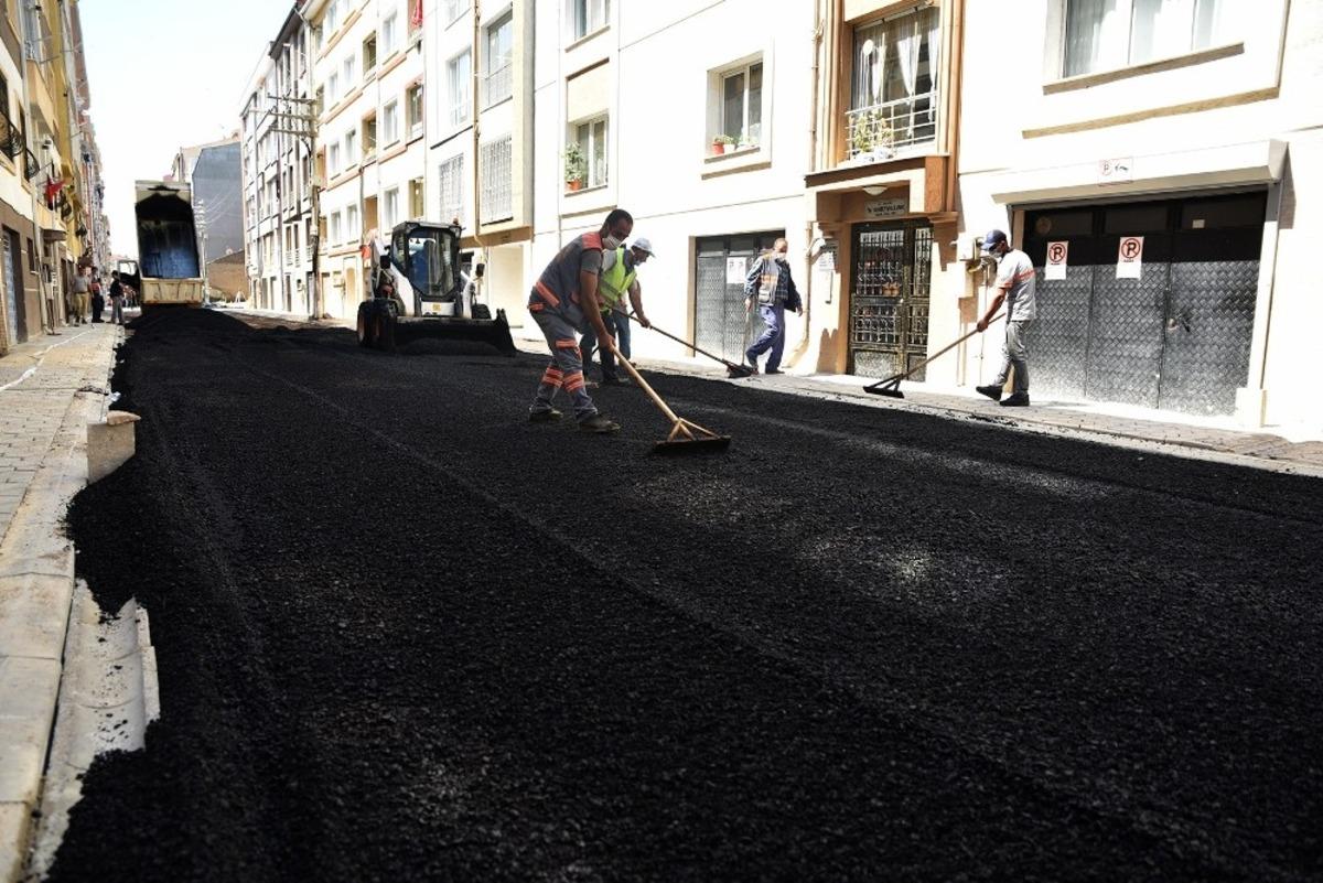 Tepebaşı&rsquo;nda &uuml;styapı &ccedil;alışmaları aralıksız devam ediyor