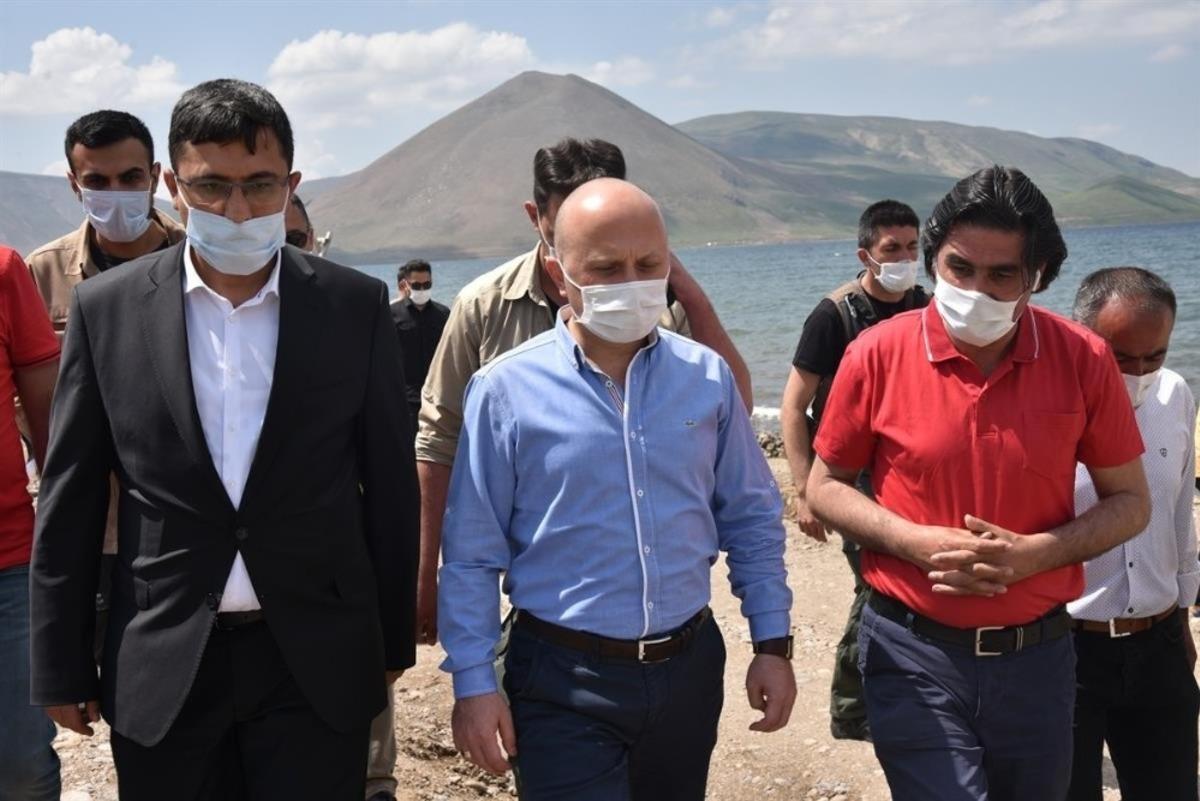 Vali Varol, Balık G&ouml;l&uuml;nde incelemelerde bulundu