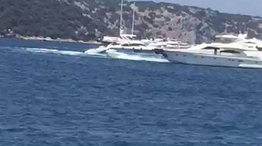 Bodrum'da yürekleri ağza getiren olay! Zodyak bot dakikalarca durdurulamadı