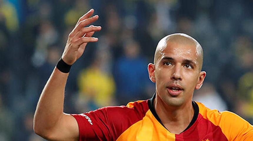 Galatasaray'da Sofiane Feghouli, kırmızı kart gördü