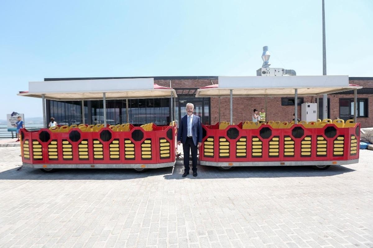 G&ouml;lyazı&rsquo;da gezi treni keyfi başlıyor