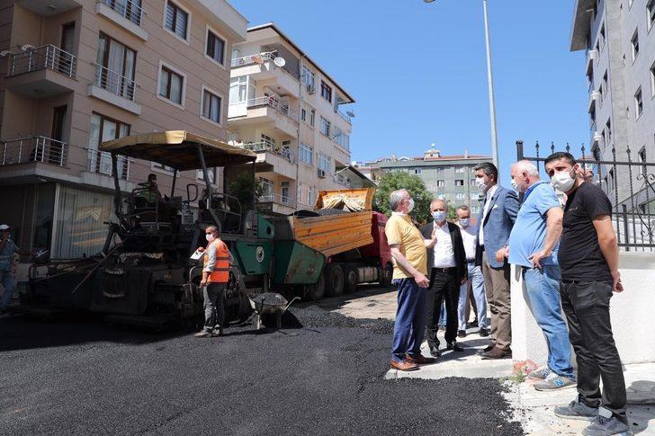 Başkan Gökhan Yüksel, devam eden asfalt çalışmalarını inceledi G4