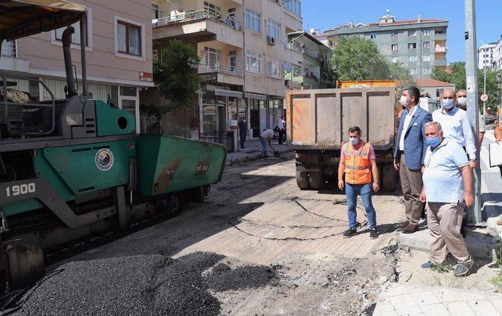 Başkan Gökhan Yüksel, devam eden asfalt çalışmalarını inceledi G5