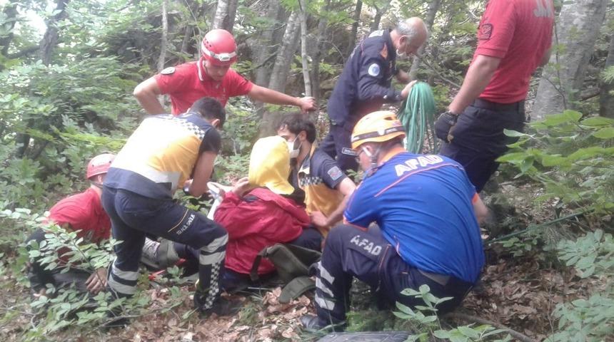 Uludağ&rsquo;da u&ccedil;urumda can pazarı