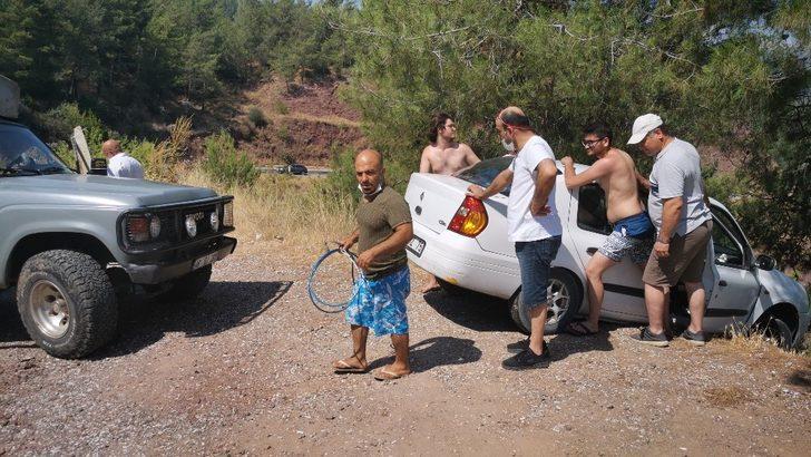 Uçuruma düşmekten son anda kurtuldular G3