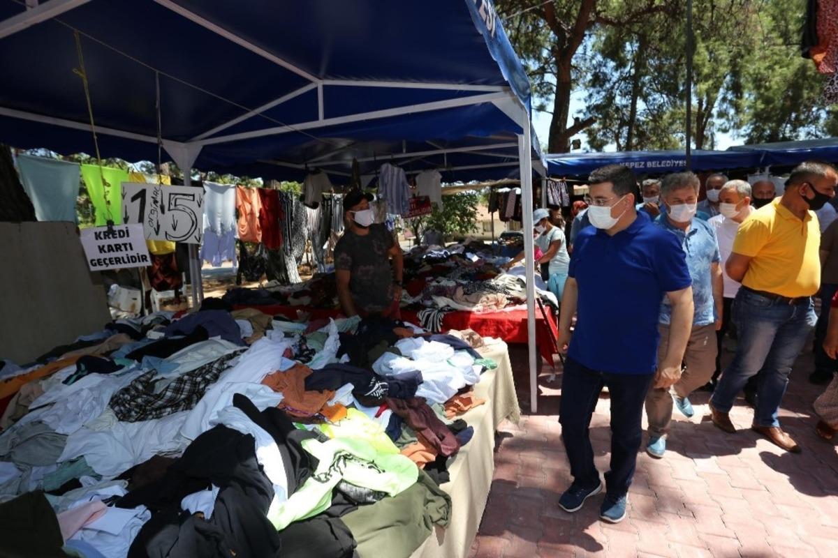 Kepez&rsquo;in sosyete pazarı a&ccedil;ıldı