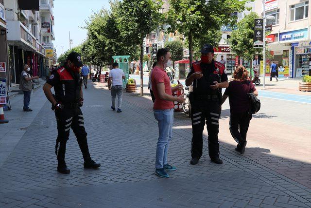 Bolu'da maske takmayan 458 kişiye 412 bin 200 lira idari para cezası uygulandı