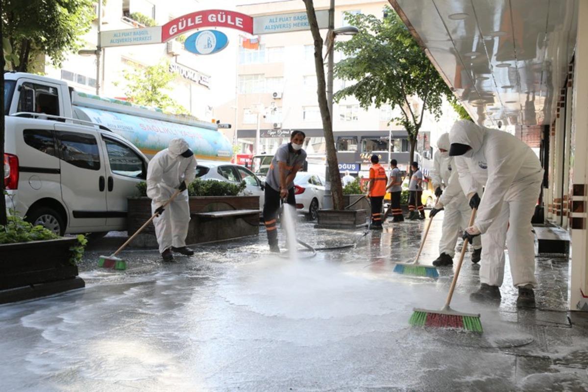 Mega Center&rsquo;da temizlik ve dezenfekte &ccedil;alışması