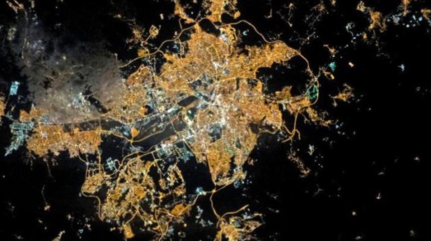 NASA, Ankara'nın uzaydan &ccedil;ekilmiş fotoğrafını paylaştı