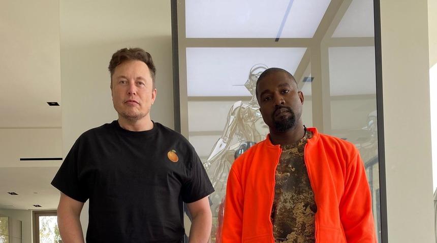 Kanye West'e ilk destek Elon Musk'tan geldi