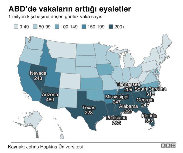 ABD vaka haritası