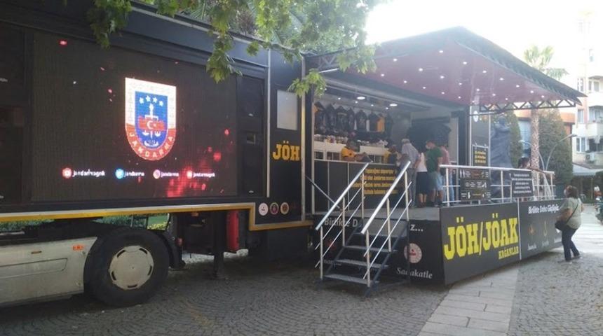 J&Ouml;H ve J&Ouml;AK tanıtım Tır&rsquo;ı Erdek&rsquo;te