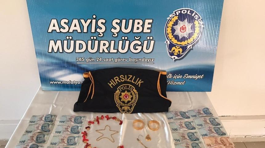 ikametten altın ve para &ccedil;alan hırsız yakalandı