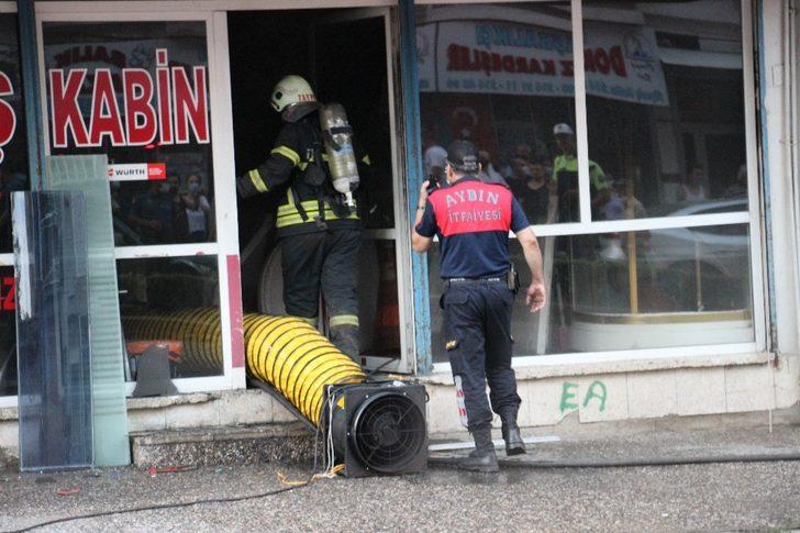 Aydın’da iş yeri yangını paniğe neden oldu G4