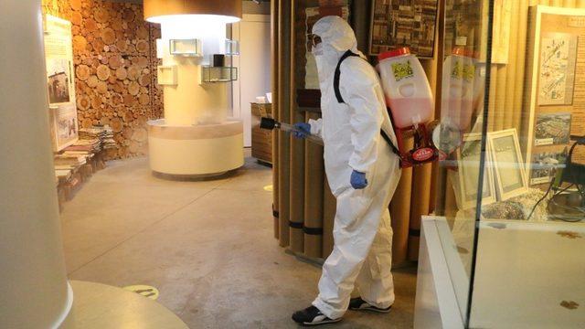 Yalova’da müzeler dezenfekte edildi