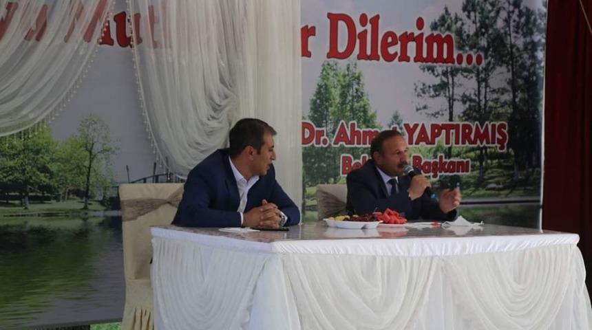 Kaymakam Aksu’dan veda toplantısı