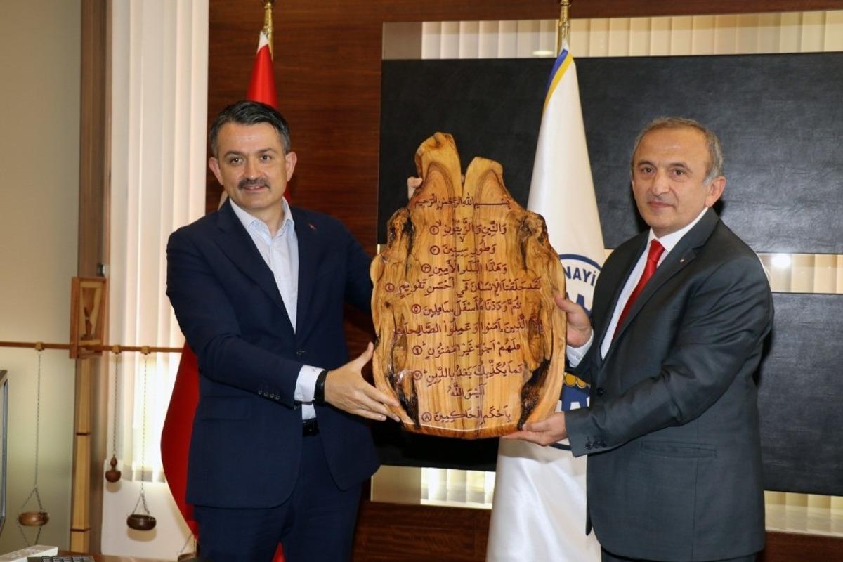 Başkan Yılmaz, Bakan Pakdemirli&rsquo;nin ziyaretini değerlendirdi