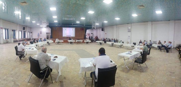 Simav’da sosyal mesafeli meclis toplantısı G1