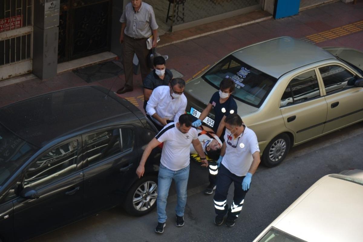 Elektrik akımına kapılan gen&ccedil;, hastaneye kaldırıldı