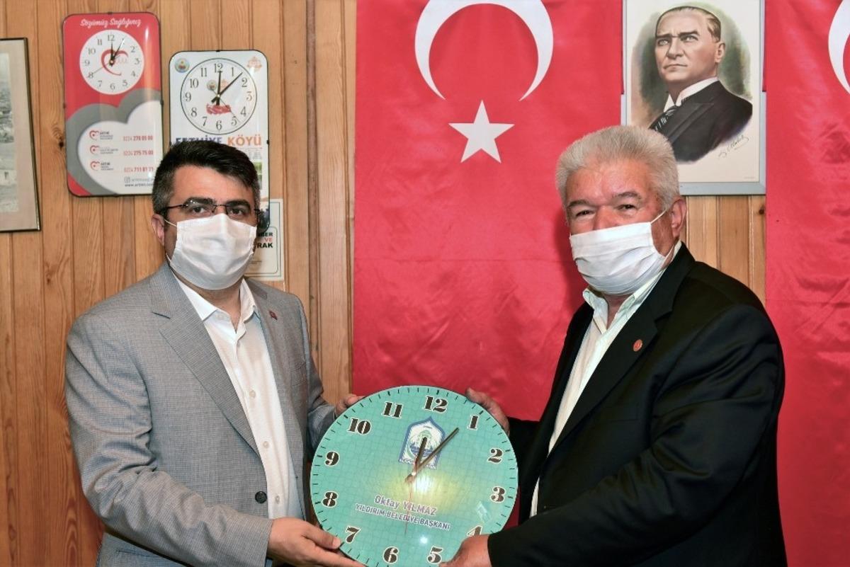 Yıldırım Belediye Başkanı Yılmaz, esnafı ziyaret etti