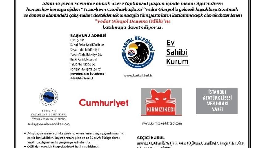 Vedat G&uuml;nyol 5. Deneme Yarışması i&ccedil;in başvurular alınmaya başlandı