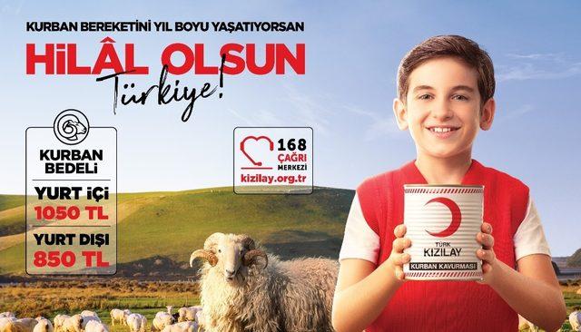 Başkan Kayda, kurbanını Kızılay&rsquo;a bağışladı 1