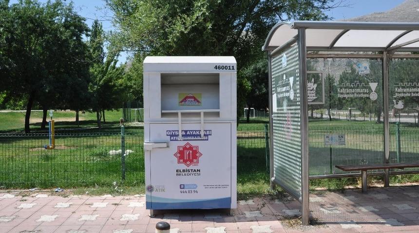 Elbistan&rsquo;da kullanılmayan kıyafet ve ayakkabılar i&ccedil;in &lsquo;kumbara&rsquo;